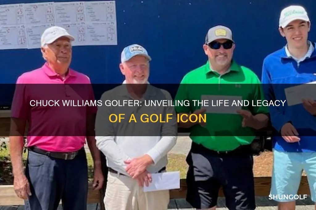who is chuck williams golfer