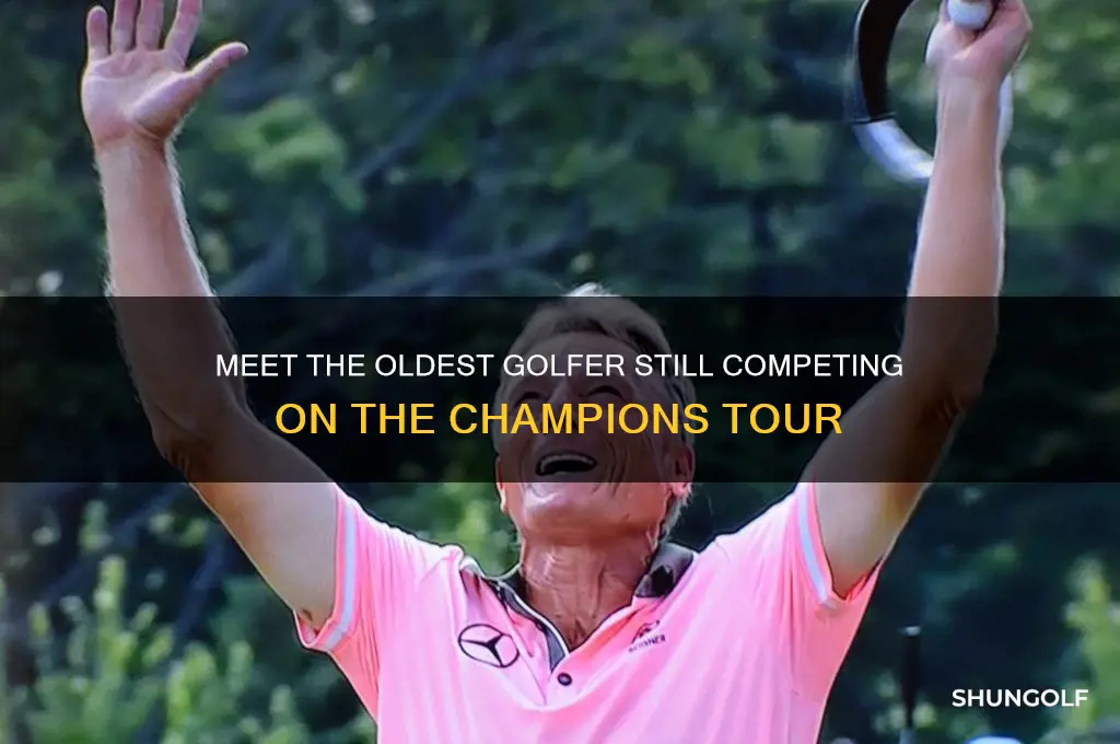 who is currently the oldest golfer on champions tour