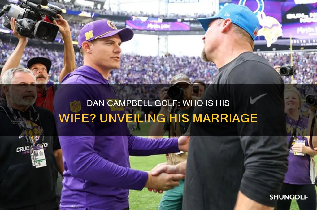 who is dan campbell golf married too