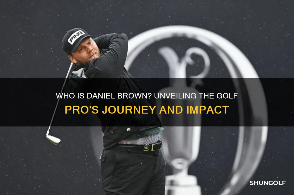who is daniel brown golf