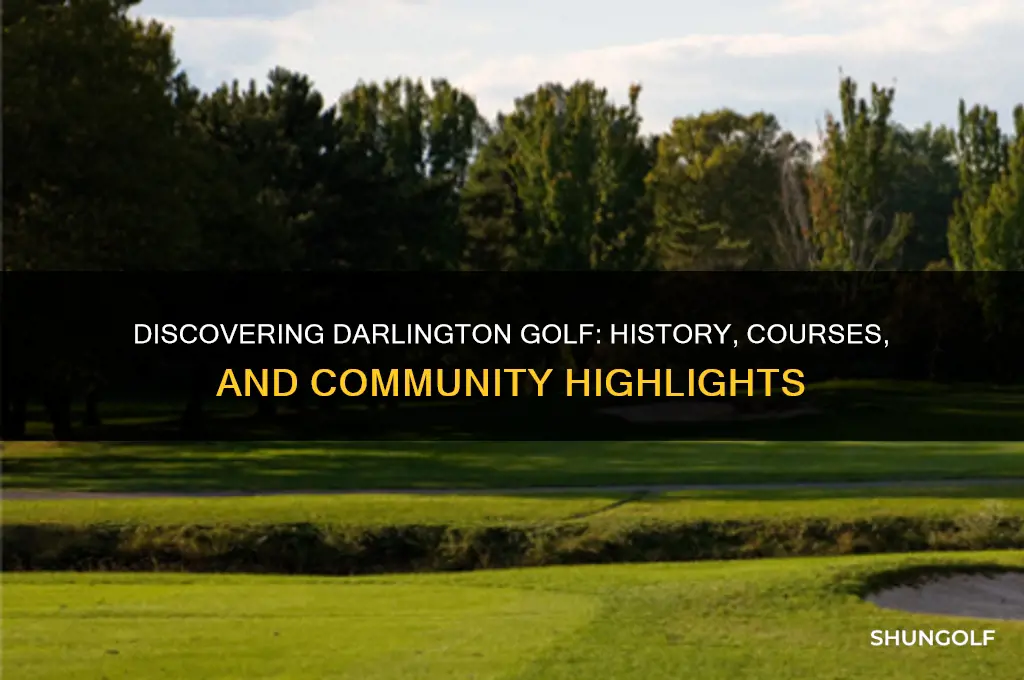 who is darlington golf