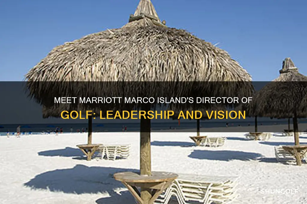 who is director of golf at marriott marco island