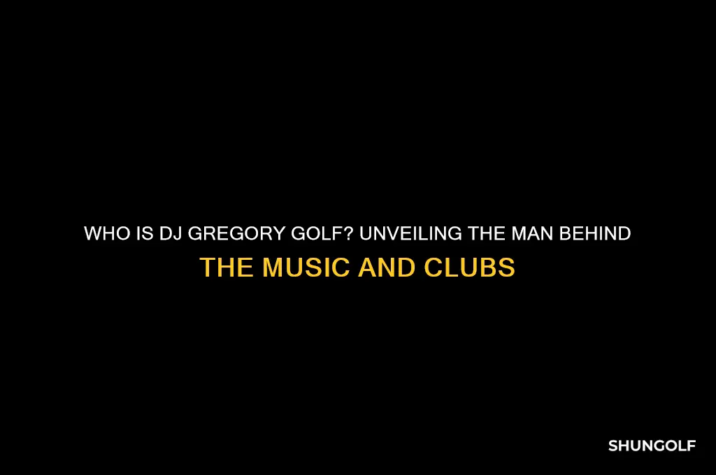 who is dj gregory golf
