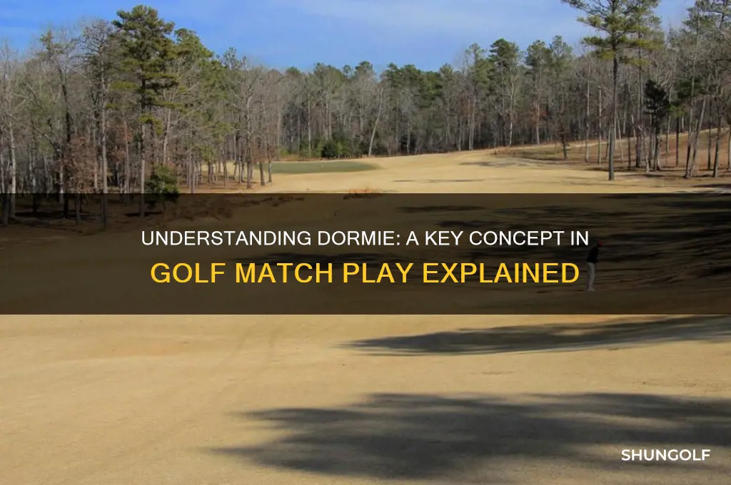 who is dormie in golf