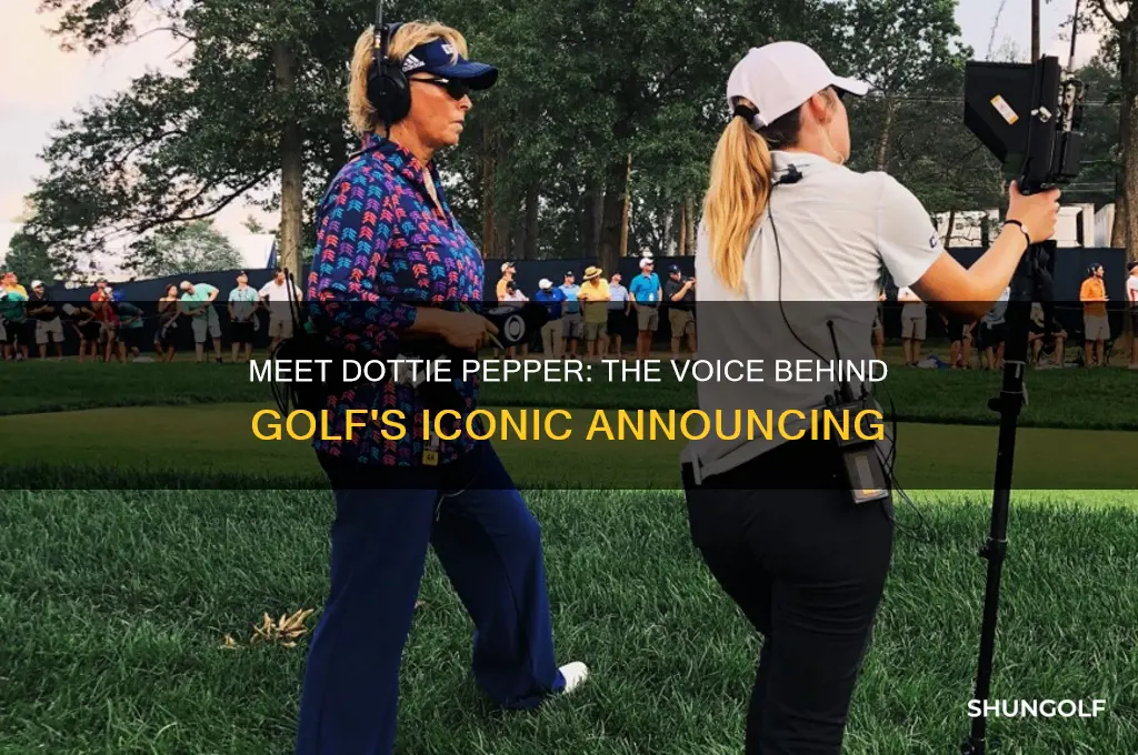 who is dottie the golf announcer