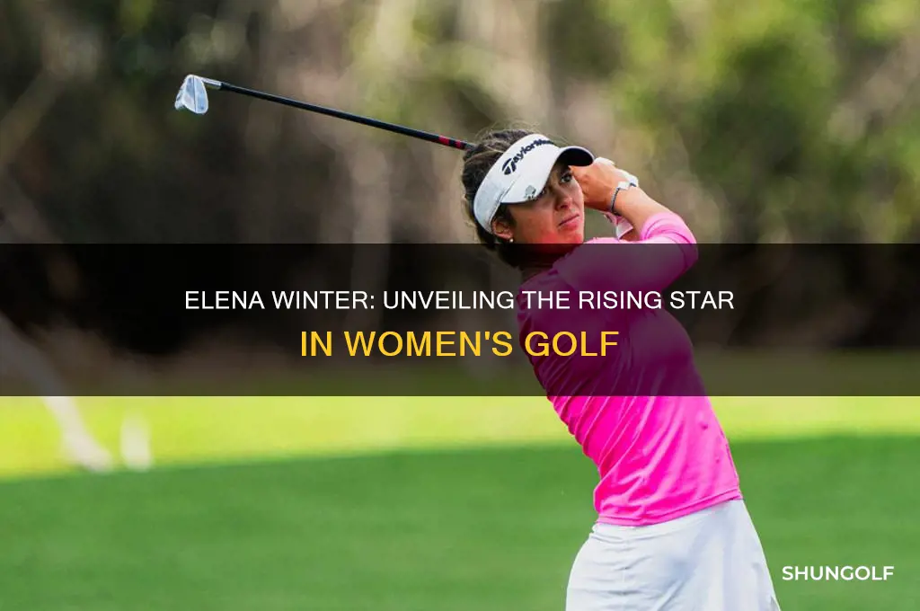 who is elena winter golfer