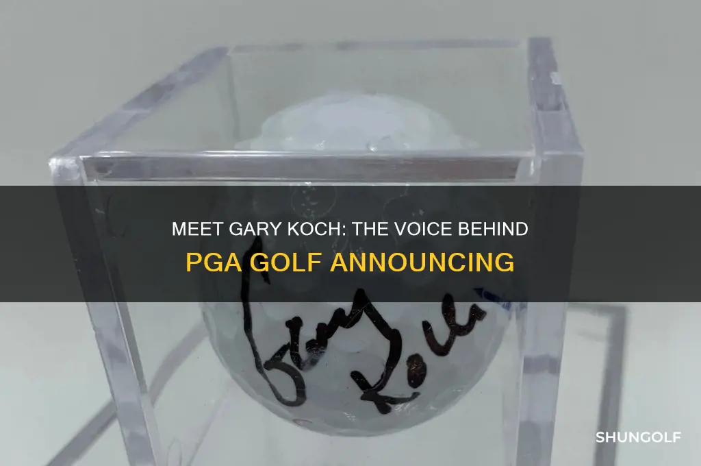who is gary the pga golf announcer