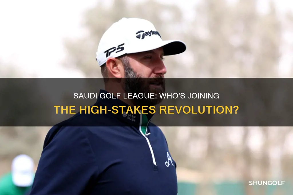 who is going to saudi golf league
