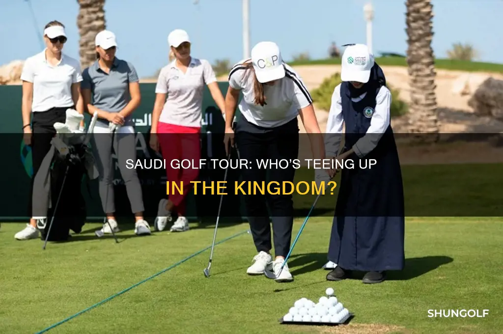 who is going to saudi golf tour