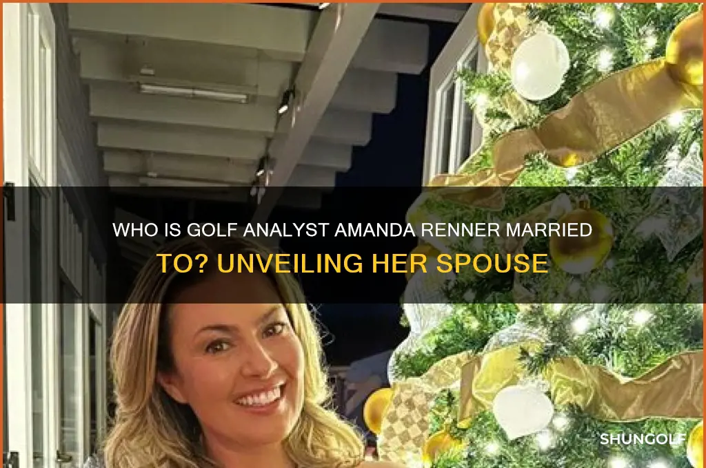 who is golf analyst amanda renner married to