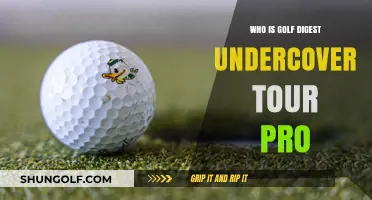 Unveiling the Mystery: Who is Golf Digest's Undercover Tour Pro?
