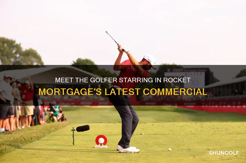 who is golfer in rocket mortgage commercial