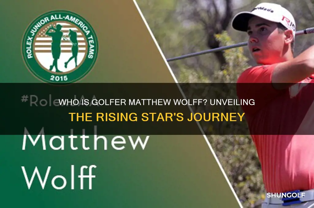 who is golfer matthew wolff