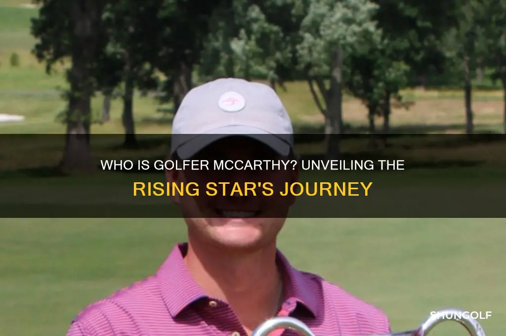 who is golfer mccarthy