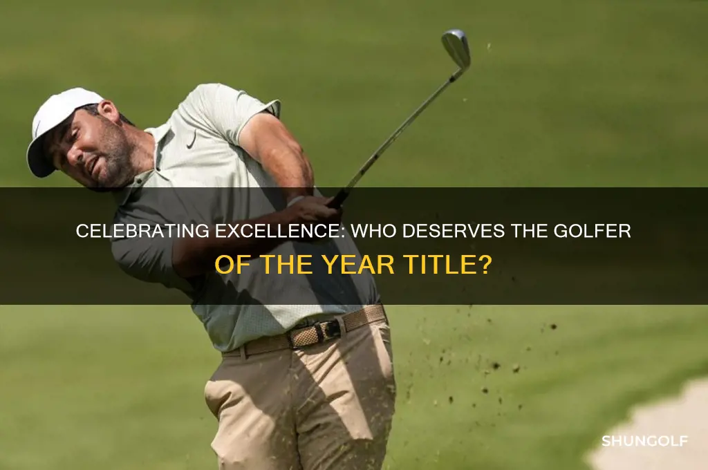 who is golfer of the year