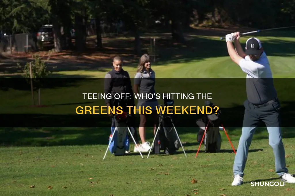 who is golfing this weekend
