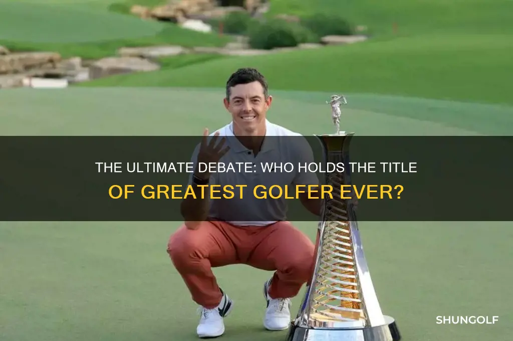 who is greatest golfer of all time