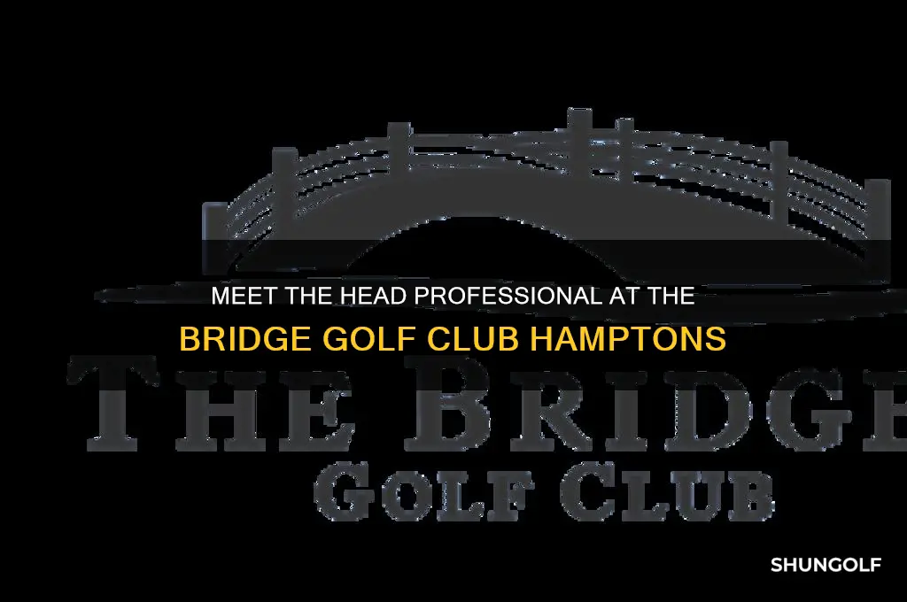 who is head professional at the bridge golf club hamptons