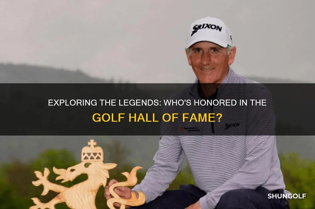 who is in golf hall of fame
