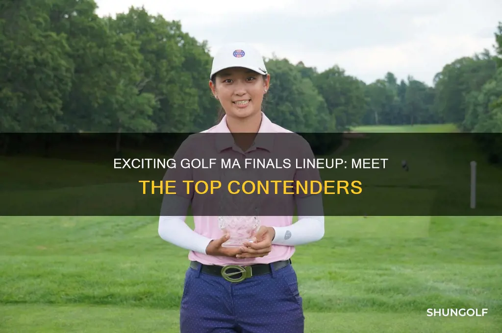 who is in the finals of golf ma