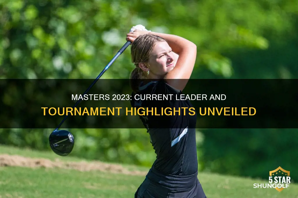 who is in the lead at the masters
