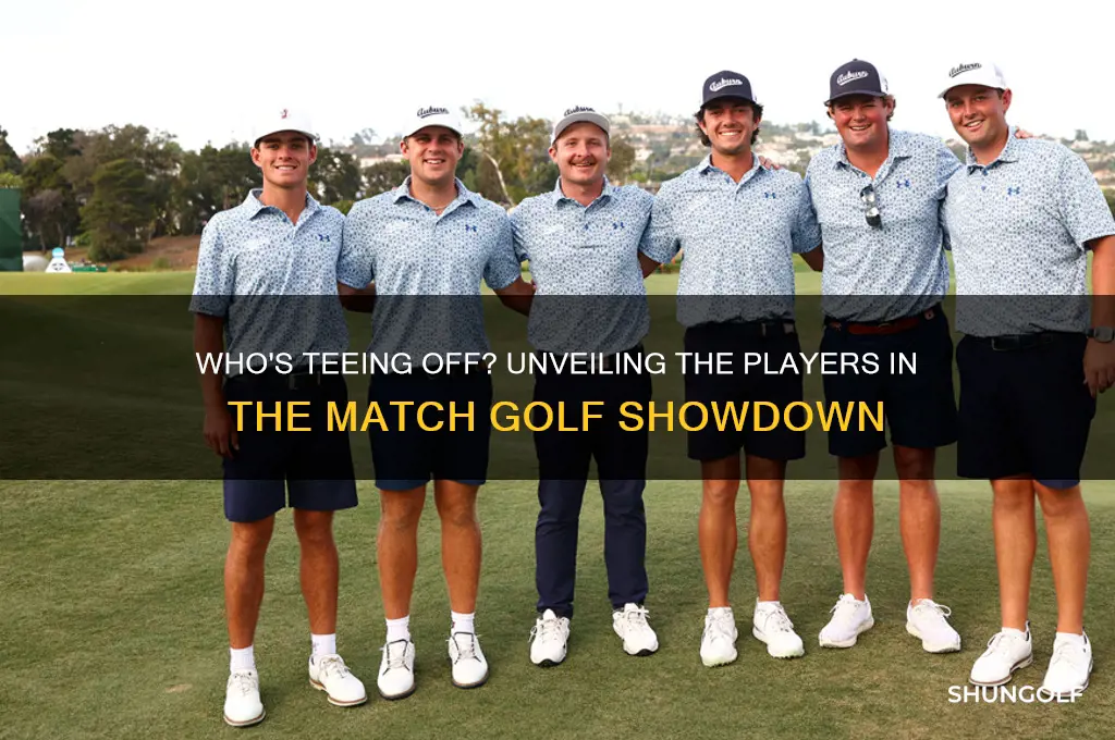 who is in the match golf
