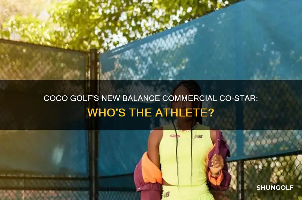 who is in the new balance commercial with coco golf
