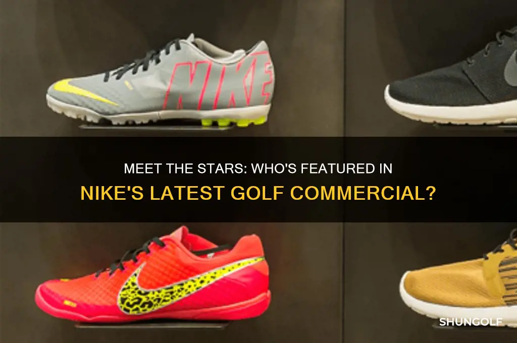 who is in the new nike golf commercial