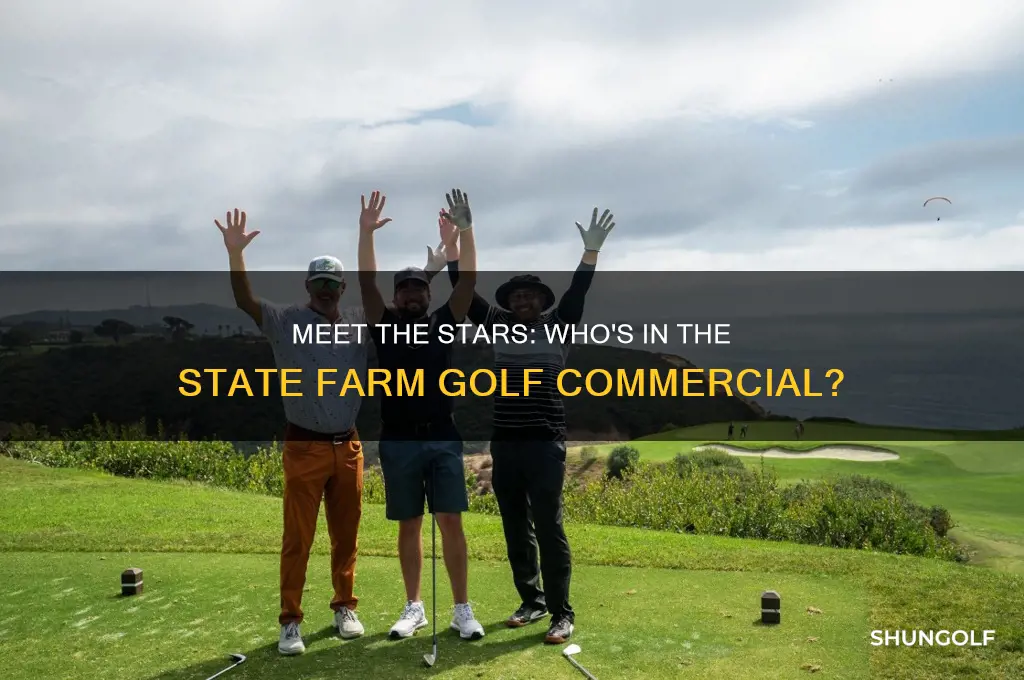 who is in the state farm golf commercial