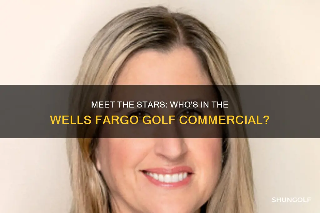 who is in the wells fargo golf commercial