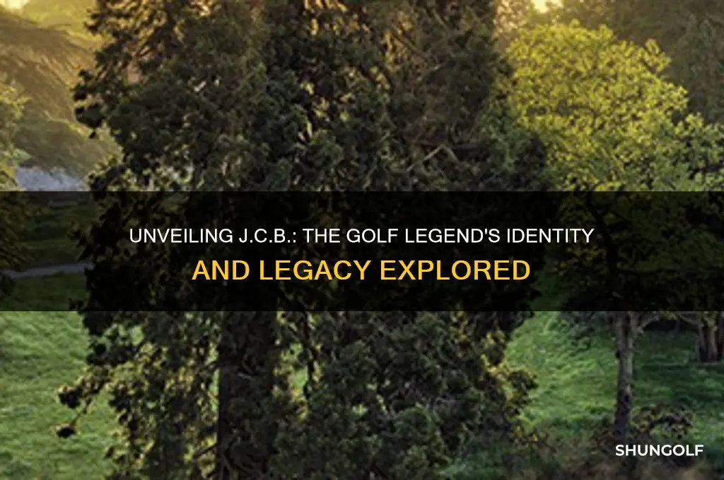 who is j c b in golf