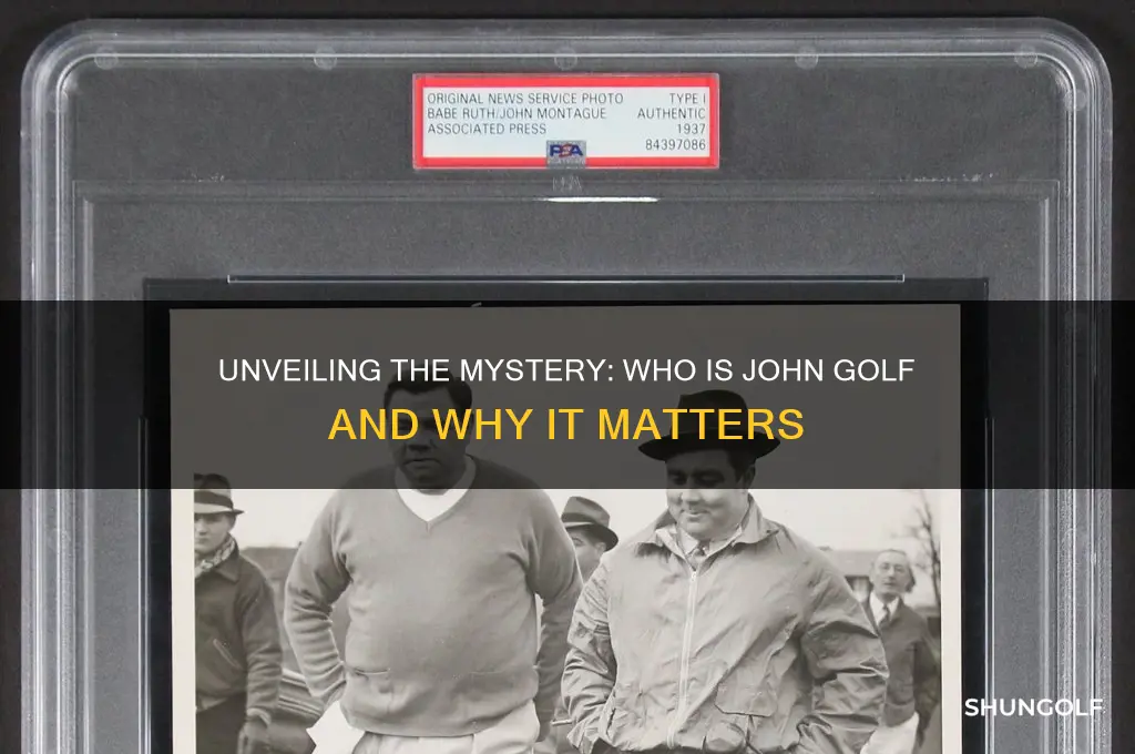 who is john golf
