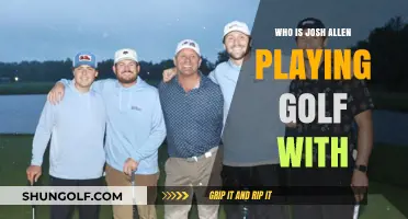 Teeing Off with the Stars: Josh Allen's Golf Buddies Revealed
