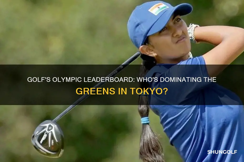 who is leading in golf at the olympics