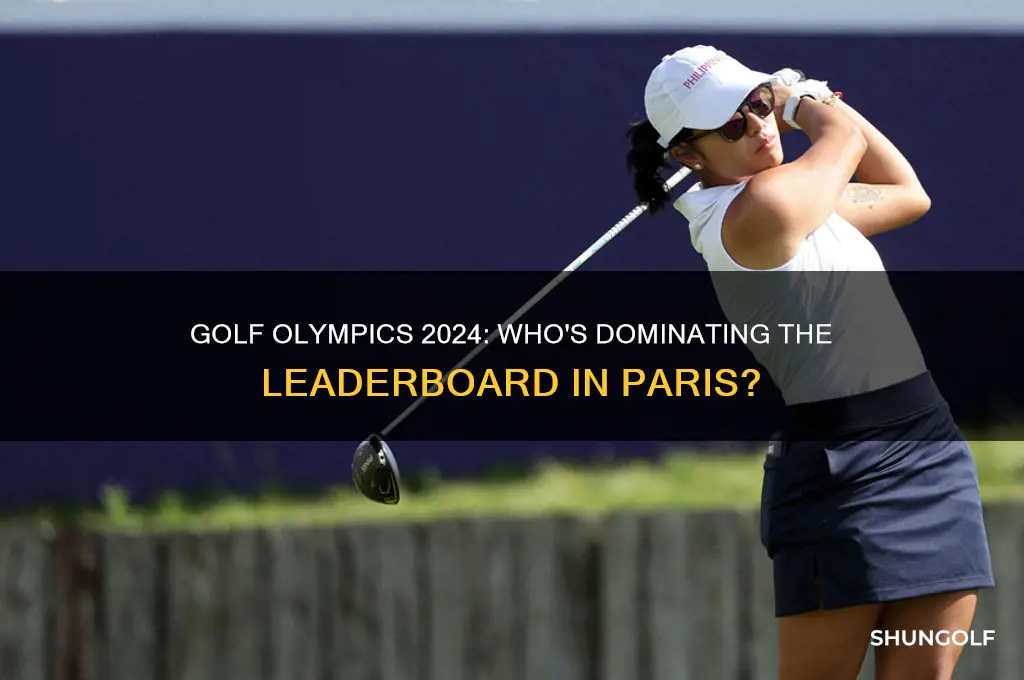 who is leading in golf olympics
