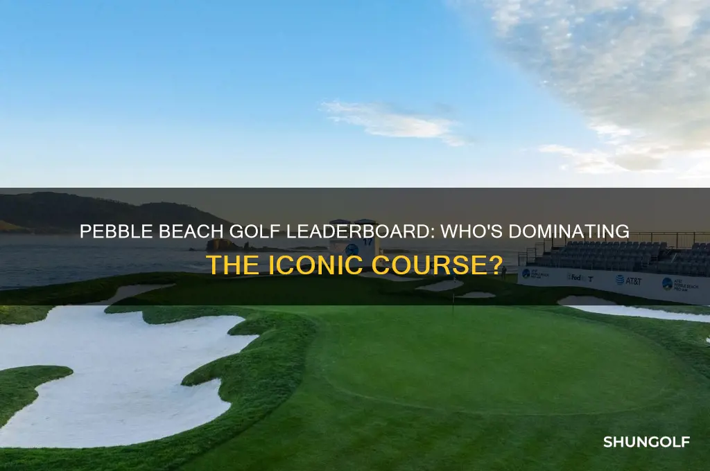who is leading in pebble beach golf
