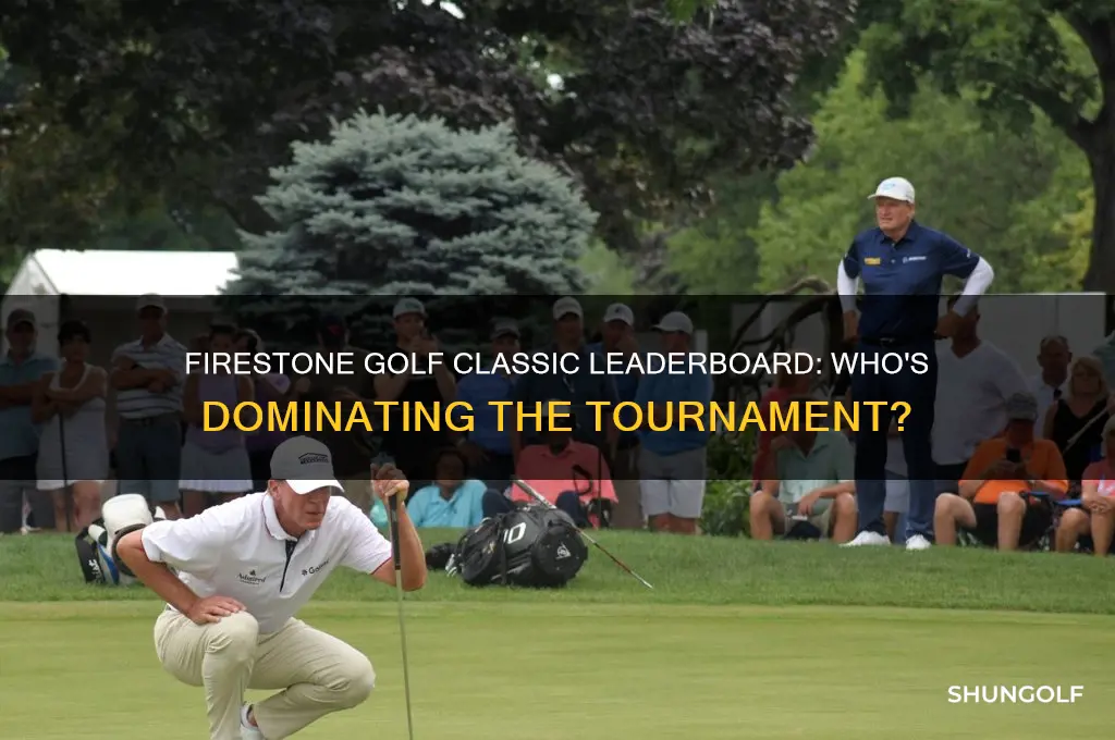 who is leading the firestone golf classic