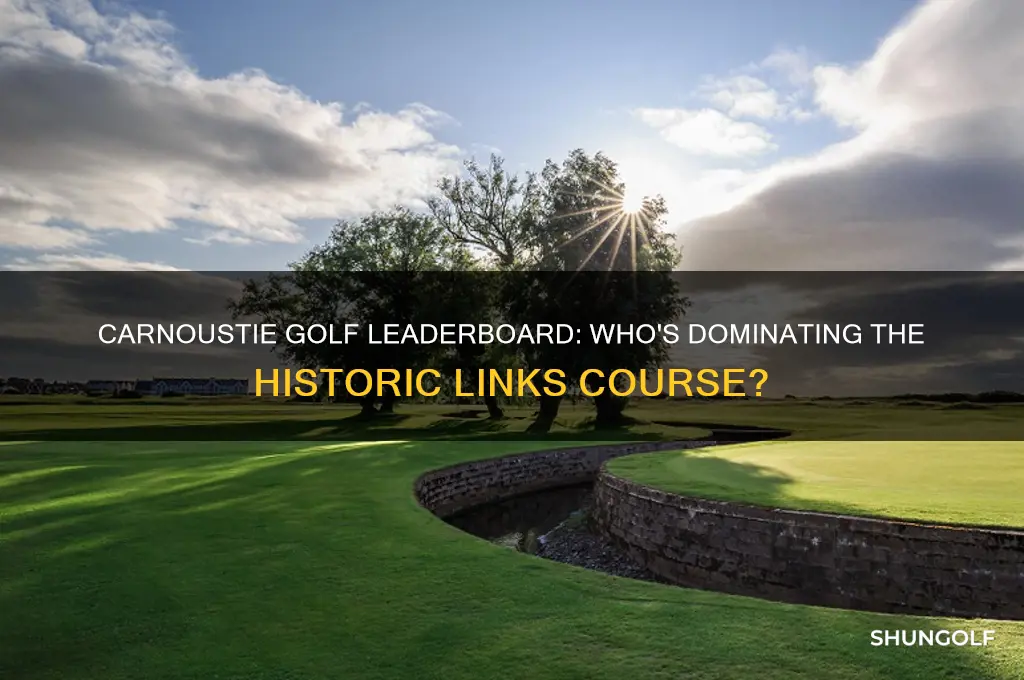 who is leading the golf at carnoustie