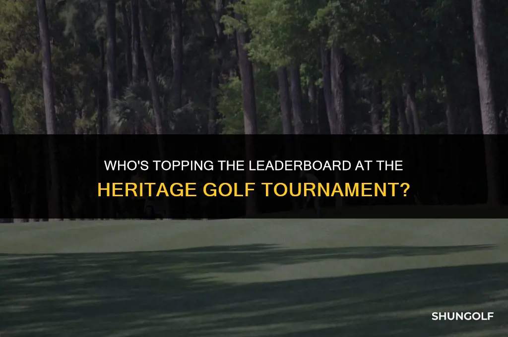 who is leading the heritage golf tournament