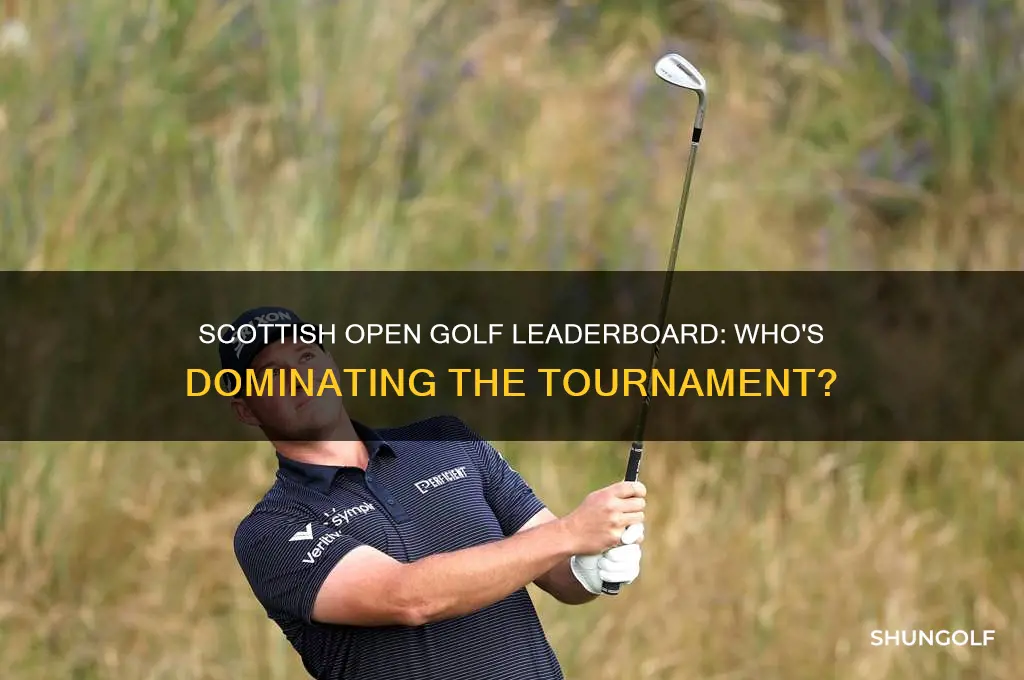 who is leading the scottish open golf