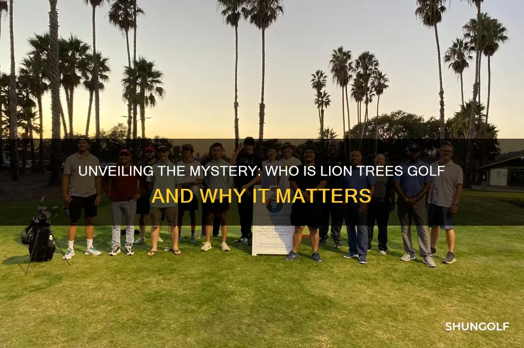 who is lion trees golf