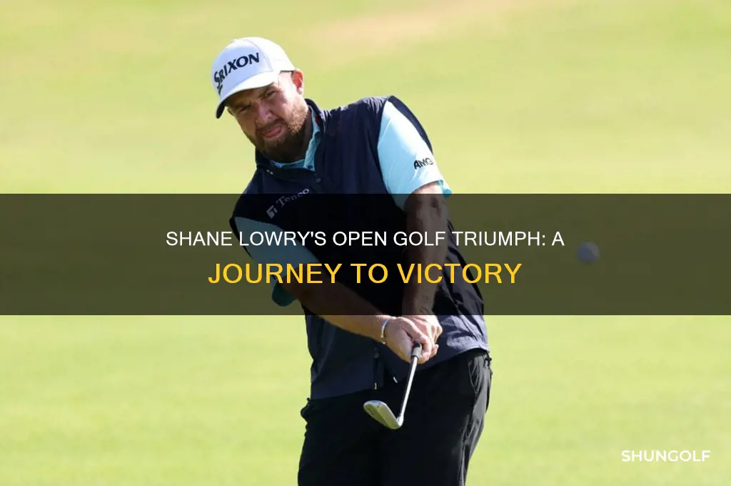 who is lowry open golf