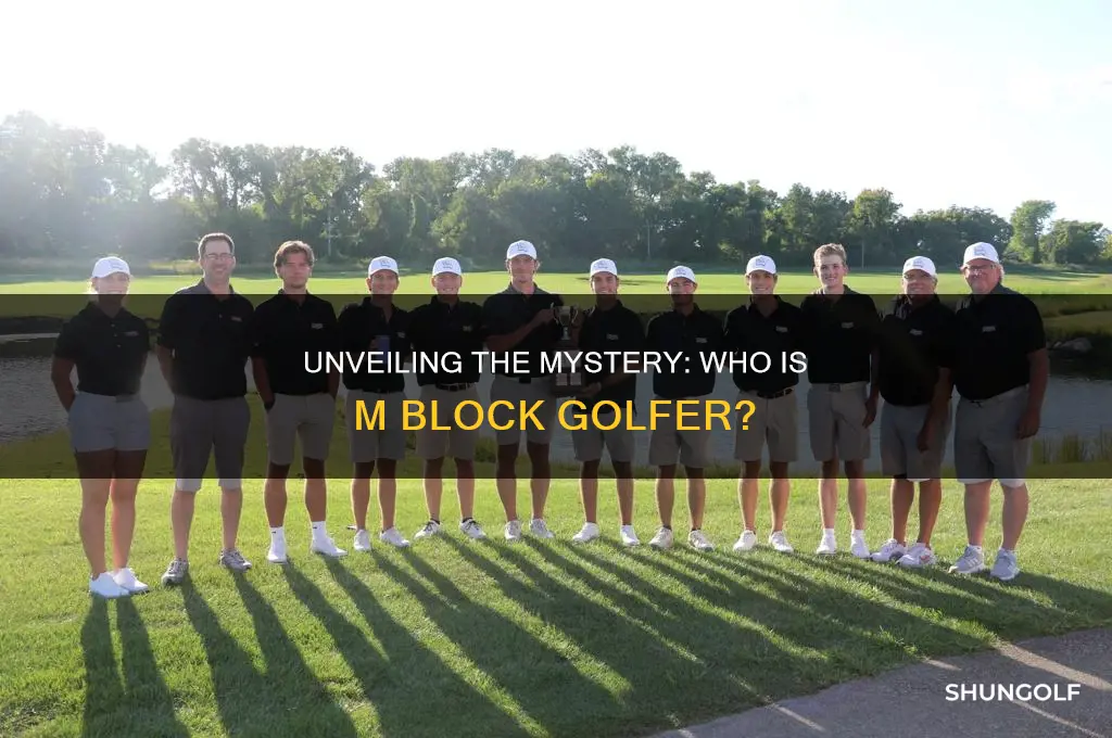 who is m block golfer