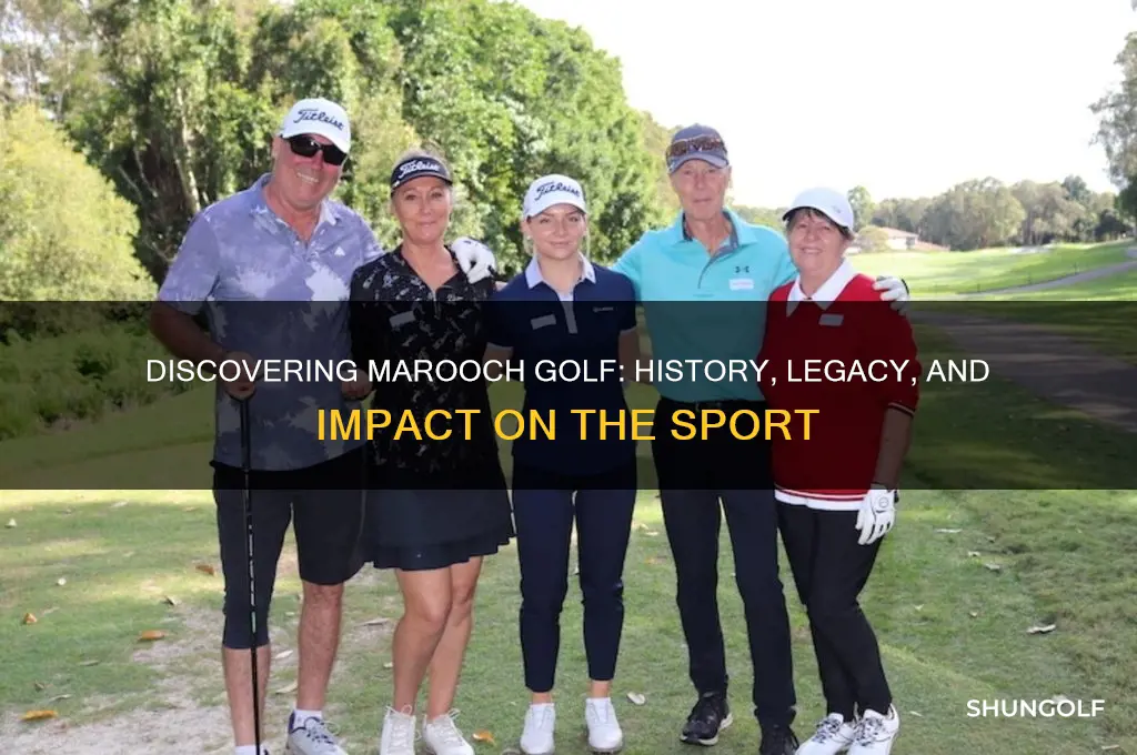 who is marooch golf