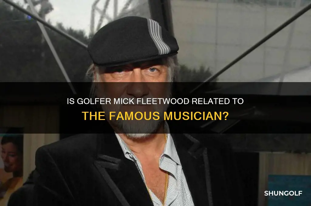 who is mick fleetwood the golfer the same mick fleetwood
