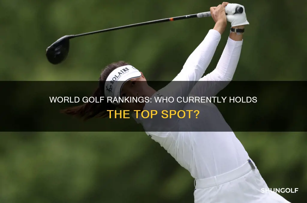 who is number 1 in the world golf rankings