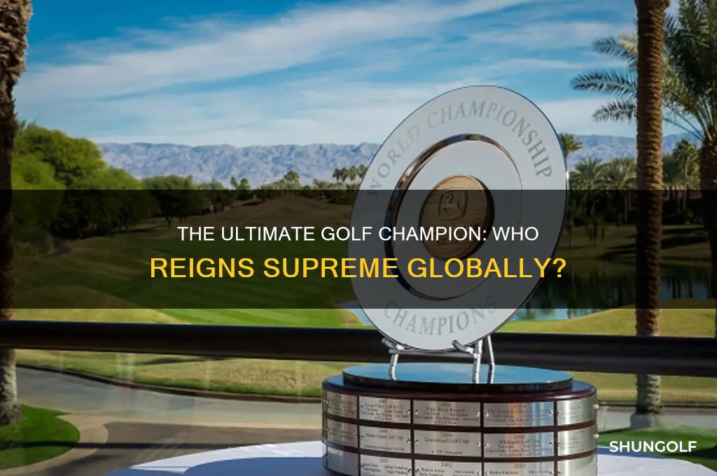 who is number 1 in the world in golf
