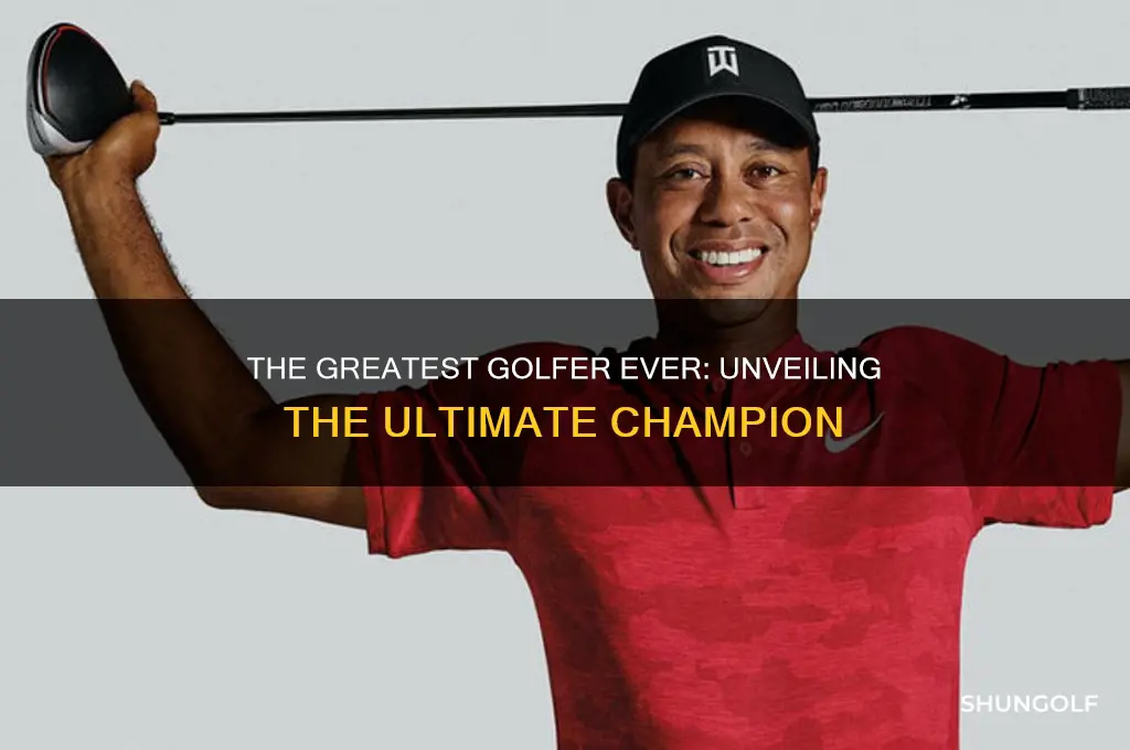 who is number one golfer of all time