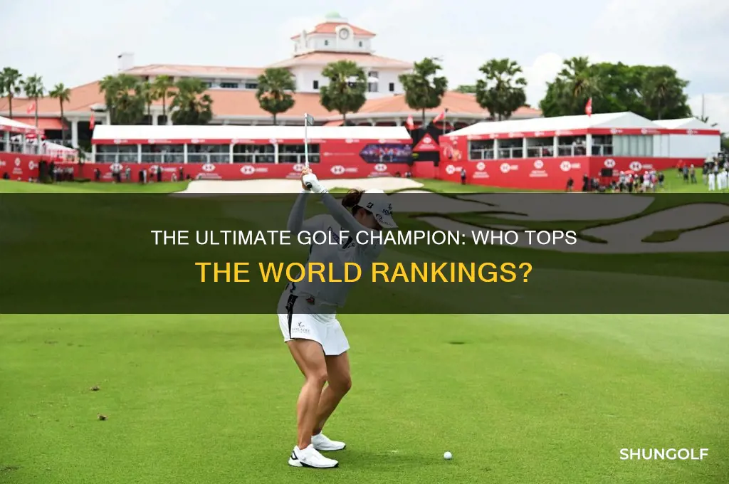 who is number one in the world in golf
