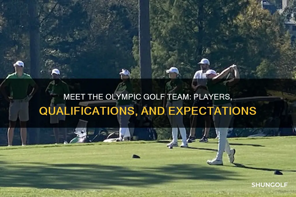 who is on the olympic golf team